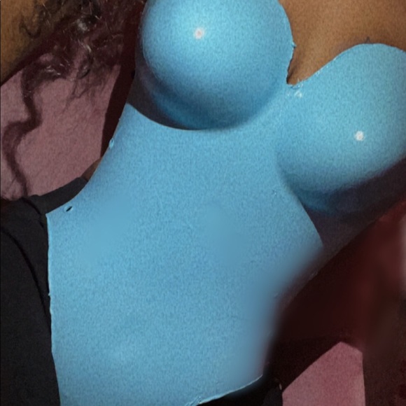 BRIGHT BLUE CHEST PLATE TOP FOR SALE - Picture 3 of 4